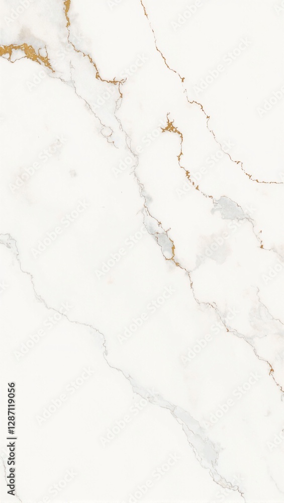Obraz premium Luxurious white and gold marble texture with elegant veins