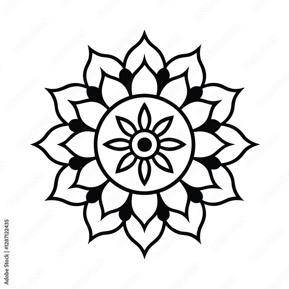 abstract flower vector illustration abstract flower vector illustration