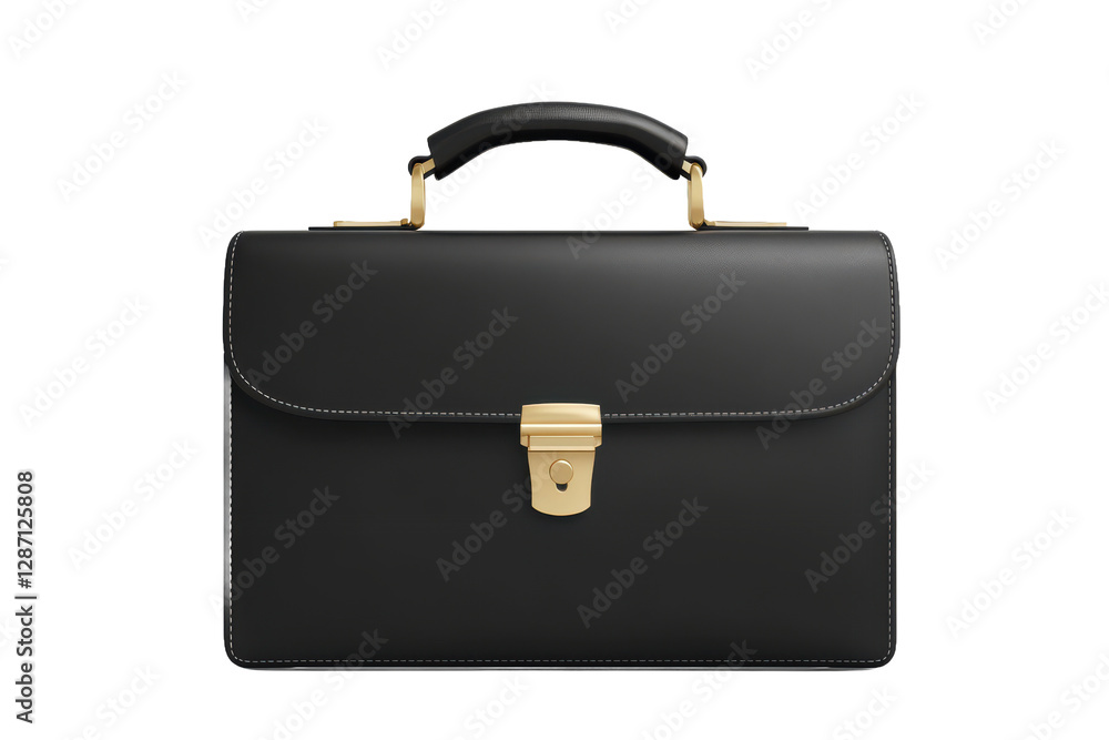 Illustration of a Executive Black Briefcase. Illustration of a Executive Black Briefcase.