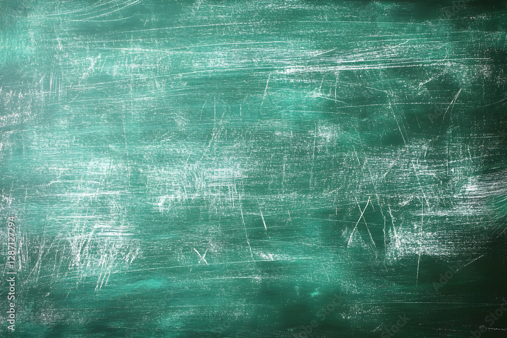 Close-up of empty green chalkboard with smudged chalk marks Close-up of empty green chalkboard with smudged chalk marks
