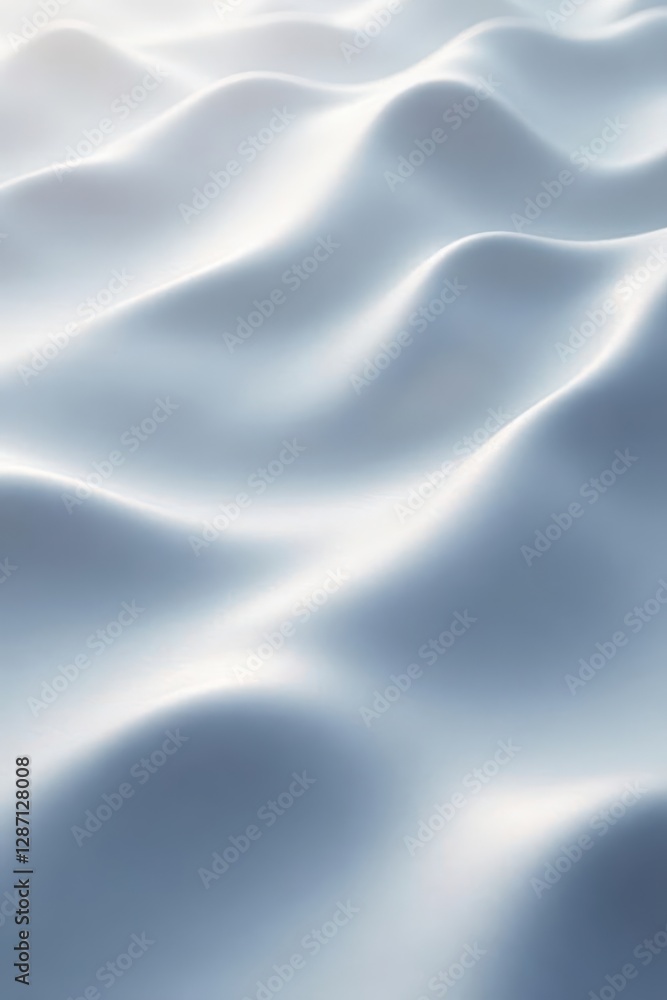 Obraz premium Subtle, rippling grey pearl texture; smooth, abstract waves , aesthetic, smooth