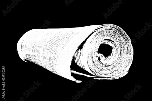 Rolled Newspaper - A Timeless Document