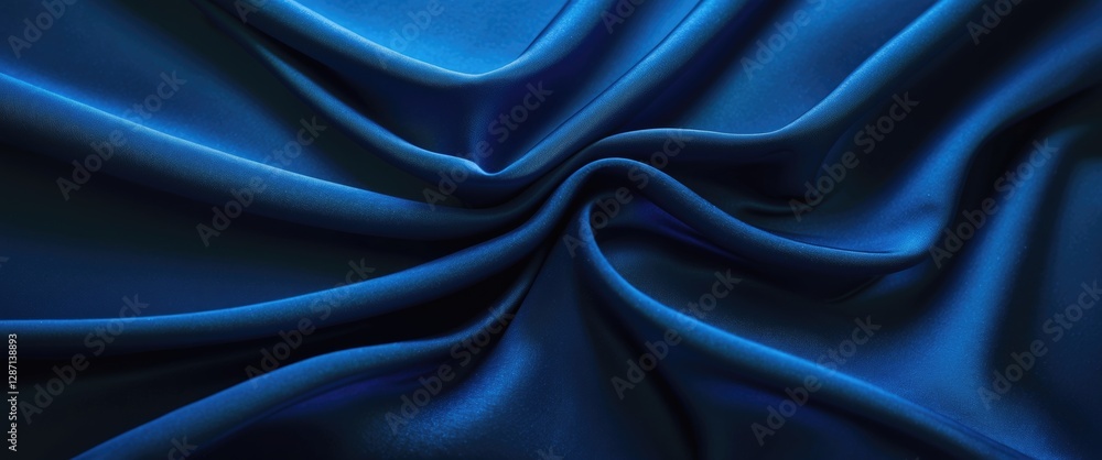 Elegant Deep Blue Satin Texture with Gentle Waves Ideal for Backgrounds, Banners, and Presentations in Design and Branding Applications Elegant Deep Blue Satin Texture with Gentle Waves Ideal for Backgrounds, Banners, and Presentations in Design and Branding Applications