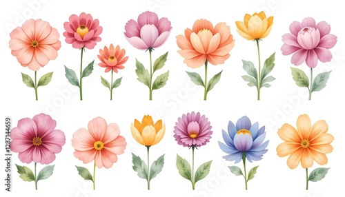 Wallpaper Mural Flower, plant leaf background image, natural texture banner Torontodigital.ca