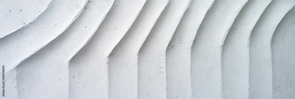 Abstract architecture with vertical ribbed plaster texture for modern design Abstract architecture with vertical ribbed plaster texture for modern design