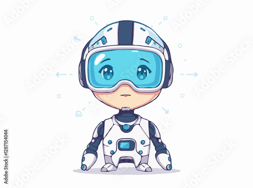 Artificial Intelligence and Virtual Reality Technology Graphic