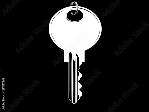 Elegant Key Illustration for Business