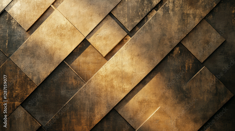Rustic geometric wall texture with intersecting diagonal molding design Rustic geometric wall texture with intersecting diagonal molding design