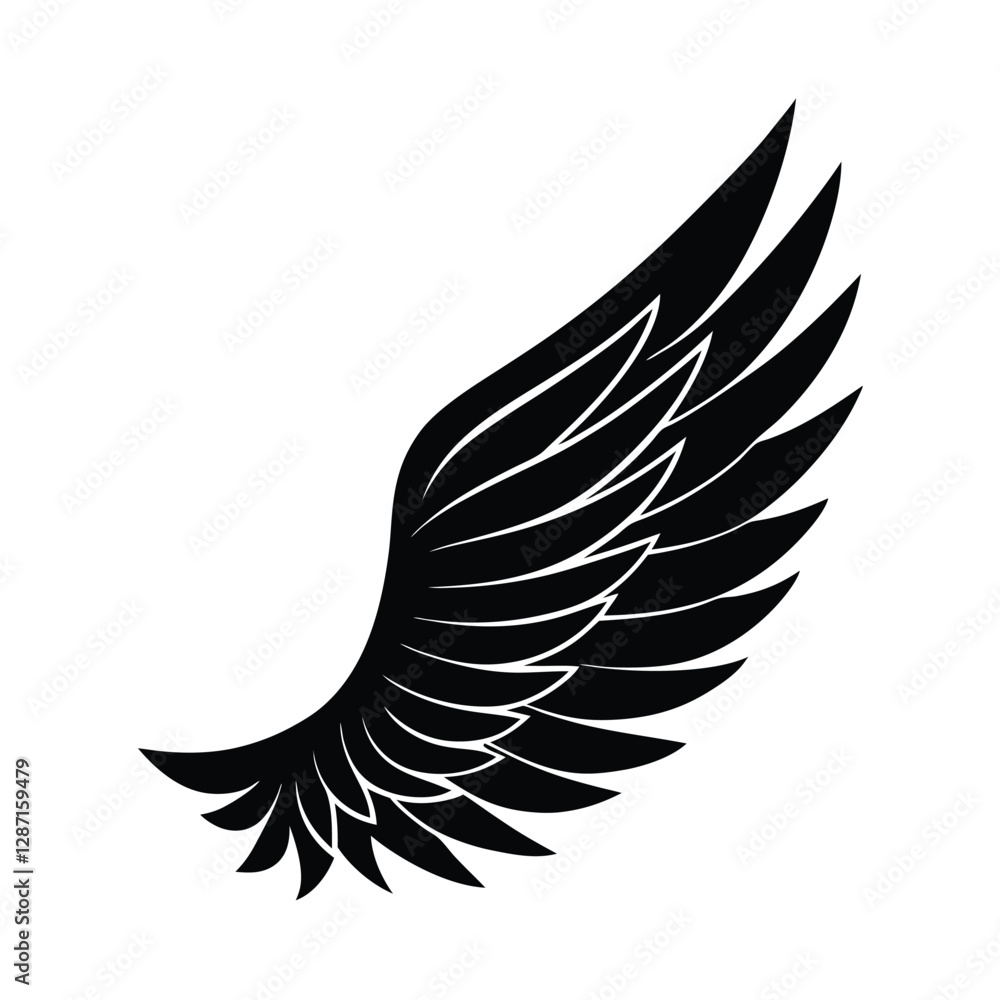 Fototapeta premium eagle with wings