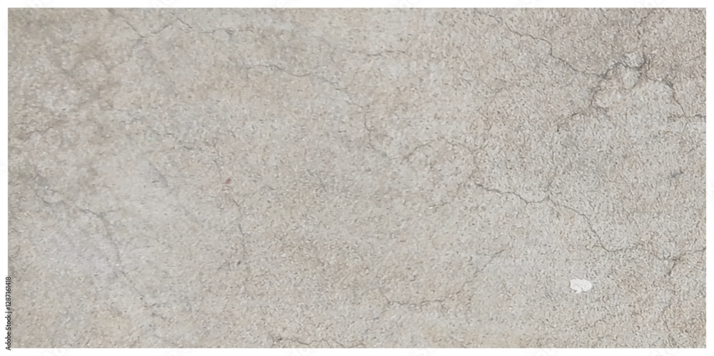 Fototapeta premium Crack damaged old wall grange, abstract texture destroyed wall white and grey color splat isolated distress background.