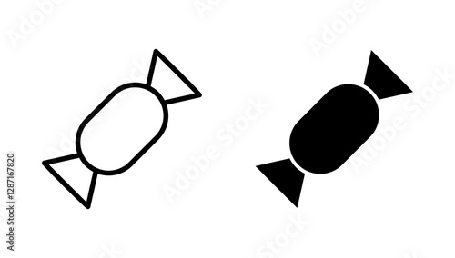 Candy icon vector. candy sign and symbol.