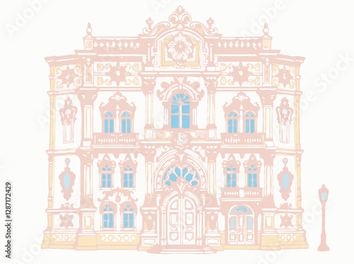 Intricate Baroque Architectural Details