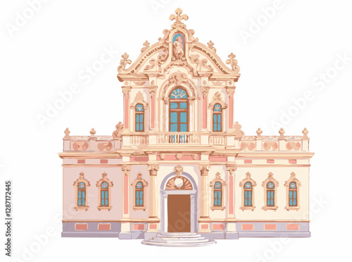 Intricate Baroque Architectural Details