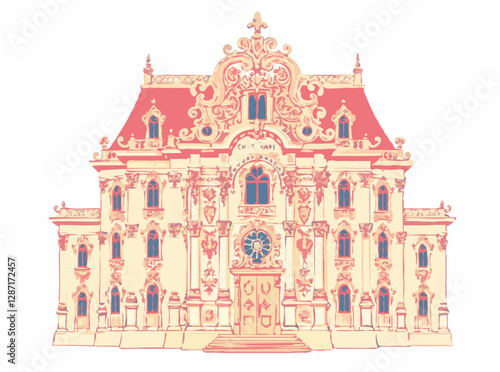 Intricate Baroque Architectural Details