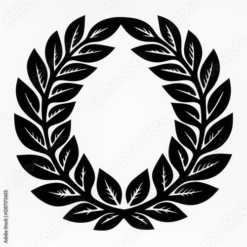 Obraz na płótnie laurel wreath vector w salonie