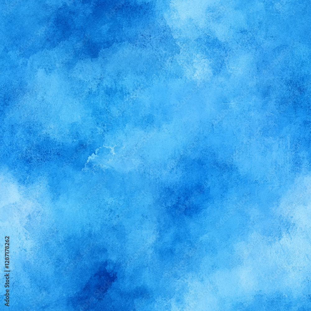 A textured blue watercolor background with various shades of blue blending seamlessly.