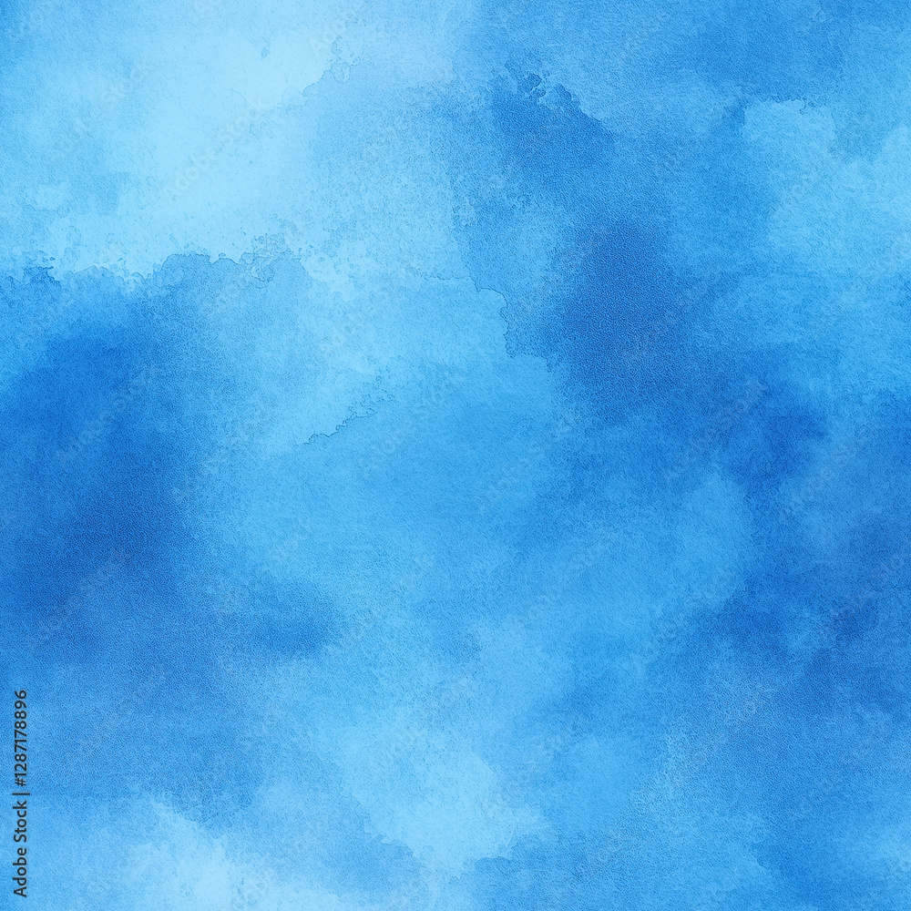 A textured blue watercolor background with various shades of blue blending seamlessly. A textured blue watercolor background with various shades of blue blending seamlessly.