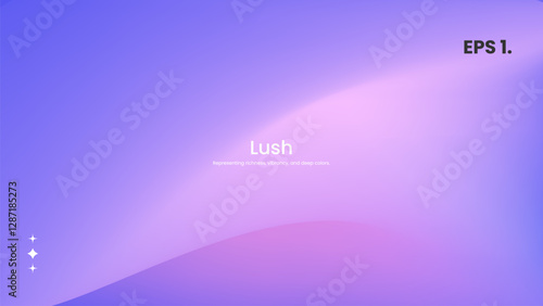 Abstract purple and white blurred gradient fluid vector background design wallpaper template with dynamic color, waves, and geometric shape