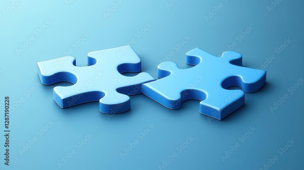 Dynamic illustration of two puzzle pieces coming together, symbolizing the unity and strategy behind corporate mergers Dynamic illustration of two puzzle pieces coming together, symbolizing the unity and strategy behind corporate mergers
