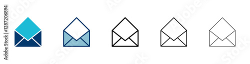 Mail vector vector icon isolated on white background. E-mail icon. Envelope illustration. Message