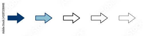 Arrow icon vector isolated on white background. Arrow symbol. Arrow vector icon