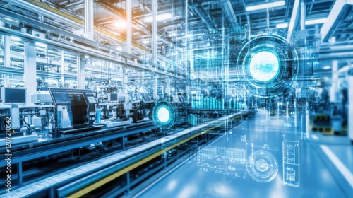 Wallpaper Mural Transforming the industrial environment with innovative smart factory automation Torontodigital.ca