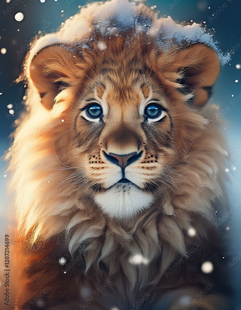 Fototapeta premium Löwenportrait