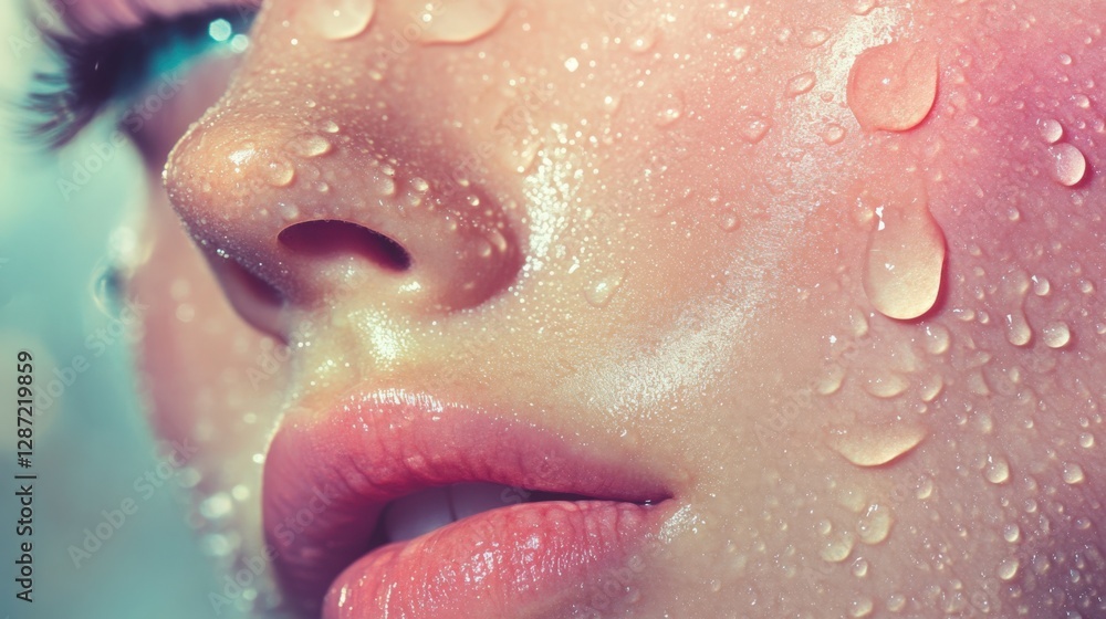 Fototapeta premium Radiant Skin The Essence of Beauty