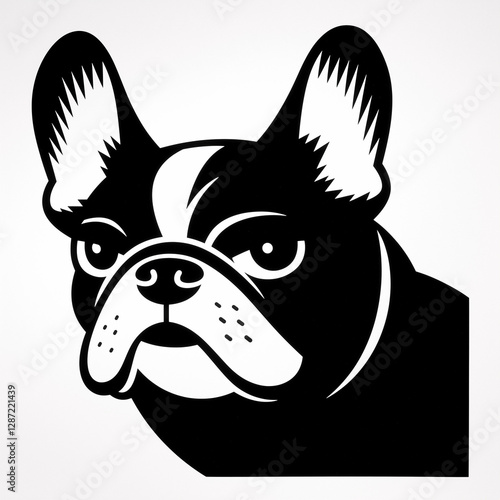 Obraz na płótnie english bulldog puppy w salonie