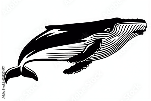 Obraz na płótnie Whale w salonie