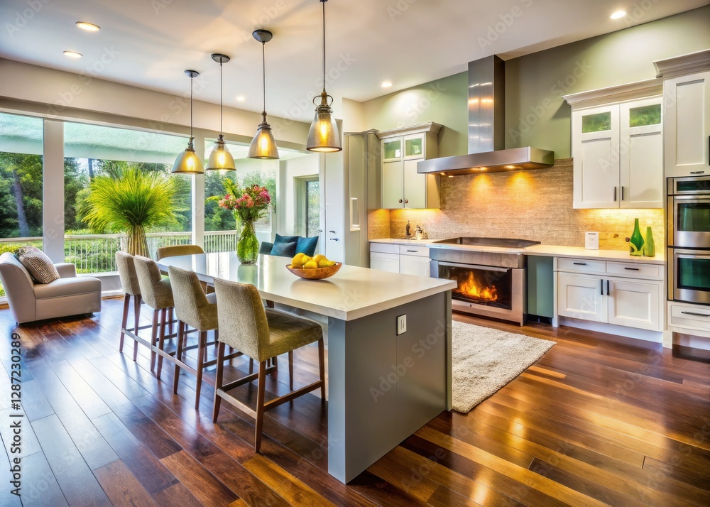 Fototapeta premium Transform your home with stunning before & after renovation photos. Find DIY projects and design inspiration.