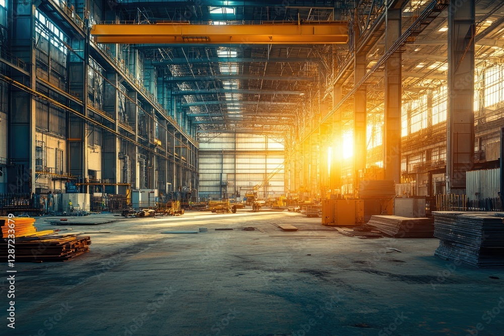 High Quality Picture of Factory at Construction Site High Quality Picture of Factory at Construction Site