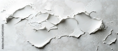 Obraz  z motywem White Plaster Texture Top View