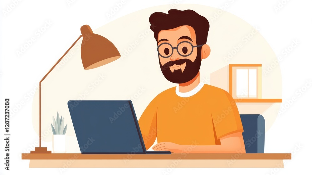 Organizing a professional calendar in a cozy home office setting Organizing a professional calendar in a cozy home office setting
