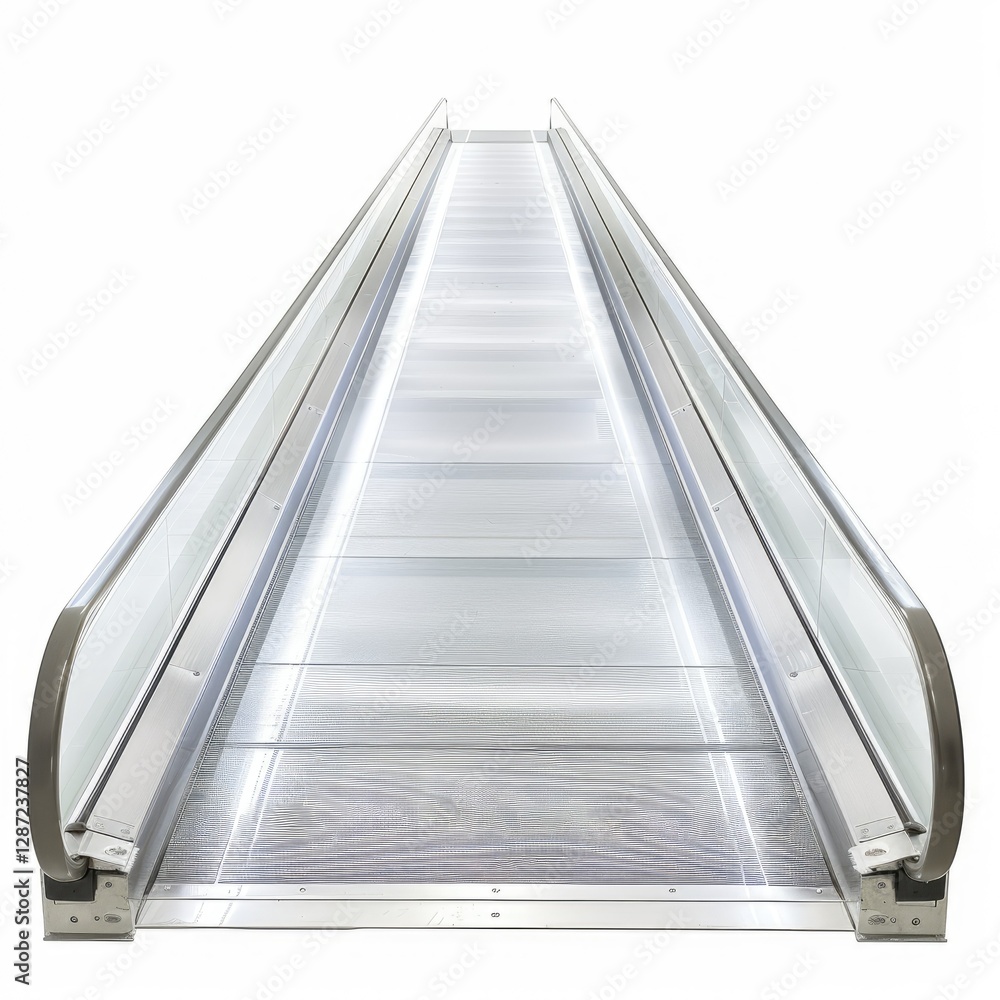 Detailed Color Picture of a Photo Aisle, Isolated on a White Background Detailed Color Picture of a Photo Aisle, Isolated on a White Background