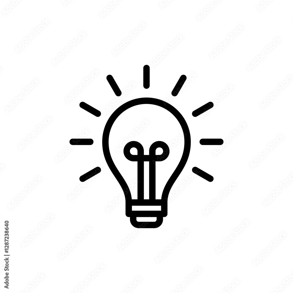 Lamp icon vector illustration. Light bulb sign and symbol. idea symbol. Lamp icon vector illustration. Light bulb sign and symbol. idea symbol.