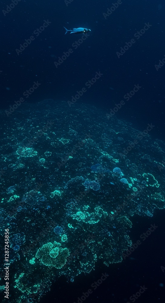 Fototapeta premium Marine biodiversity: enchanting coral reef expedition with vibrant colors