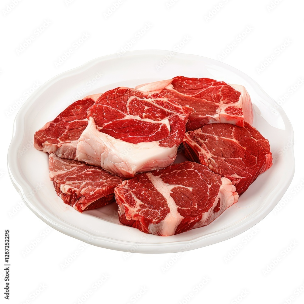 Premium Quality Picture of a Photo Meat, Isolated on a White Background Premium Quality Picture of a Photo Meat, Isolated on a White Background