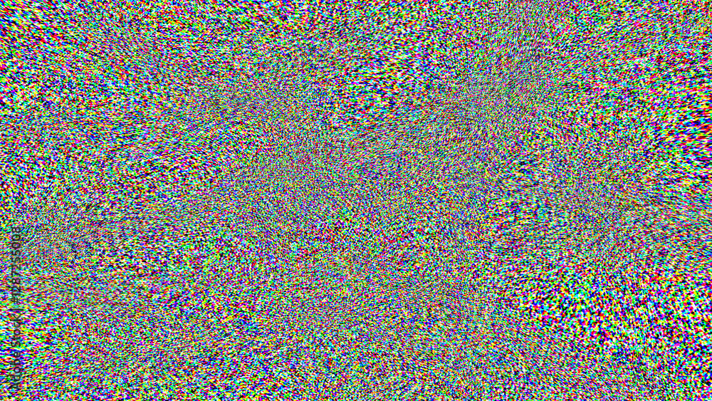 Obraz premium fabric texture background dot random color error TV