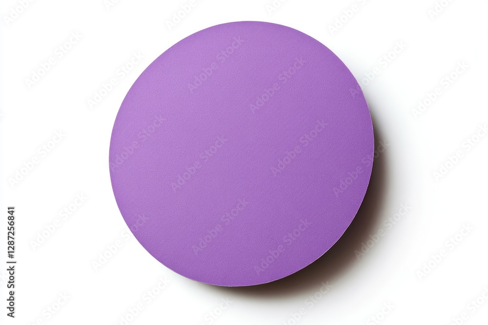 Flawless Picture of Blank Purple Round Adhesive Paper Sticker Label Isolated Flawless Picture of Blank Purple Round Adhesive Paper Sticker Label Isolated