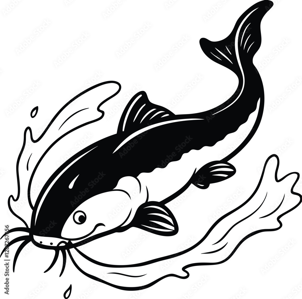 Fototapeta premium A bottom-dwelling American classic