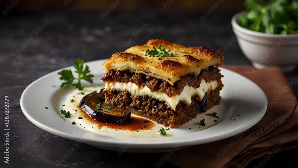 Classic Greek Beef Moussaka with Béchamel Sauce Classic Greek Beef Moussaka with Béchamel Sauce