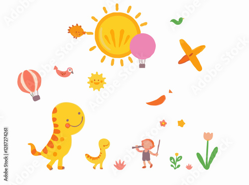 Bright and Imaginative Vectors for Children's Book Illustrations