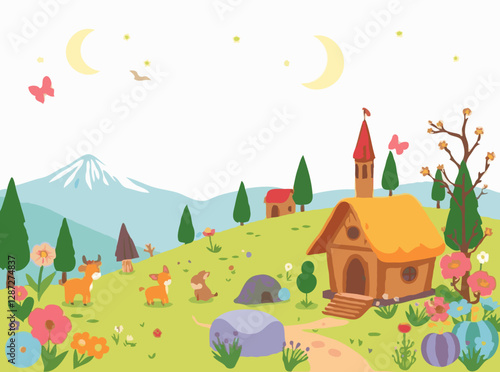 Charming Illustrations for Children's Books and Fairy Tales