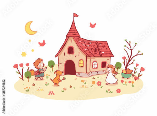 Charming Illustrations for Children's Books and Fairy Tales