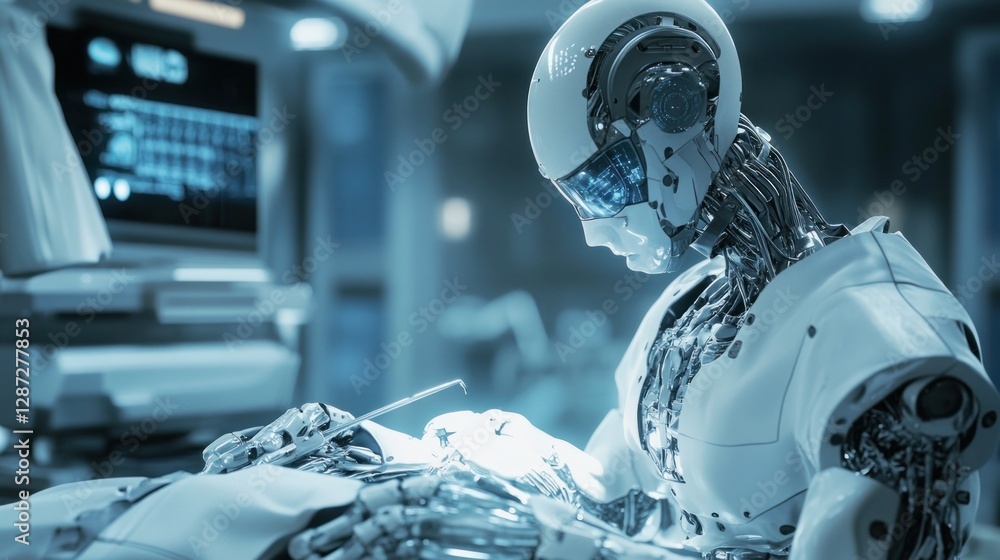 Fototapeta premium Surgical Robot: Future of Medicine