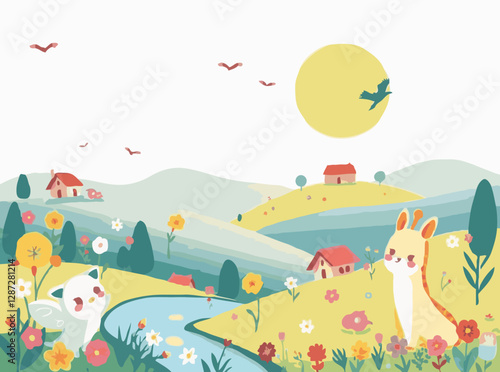 Adorable Creatures and Fantasy Landscapes