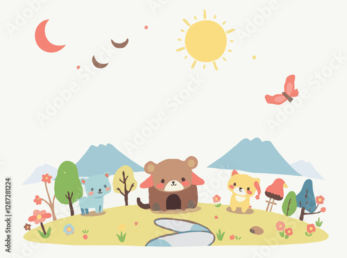 Adorable Creatures and Fantasy Landscapes