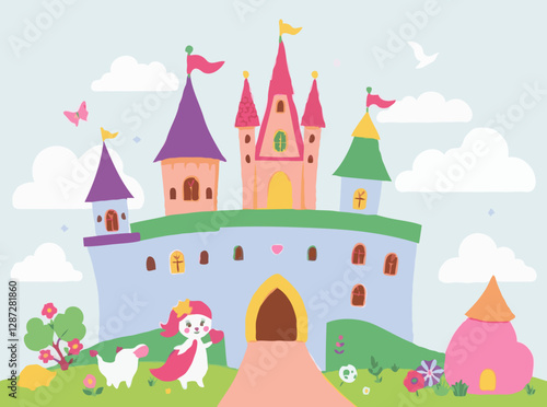 Magical Kingdoms and Cute Characters for Kids