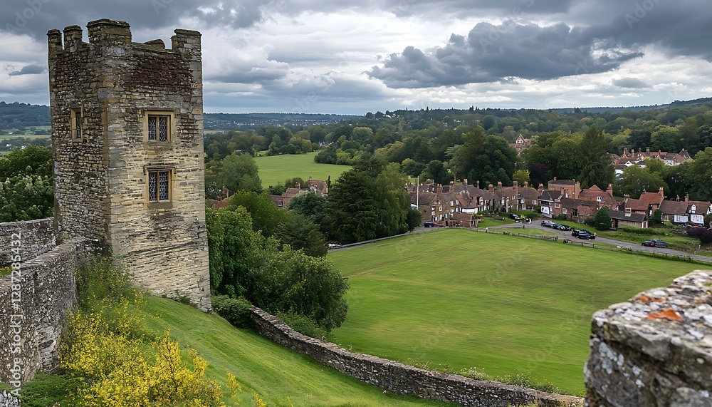 English Town from Castle Walls English Town from Castle Walls